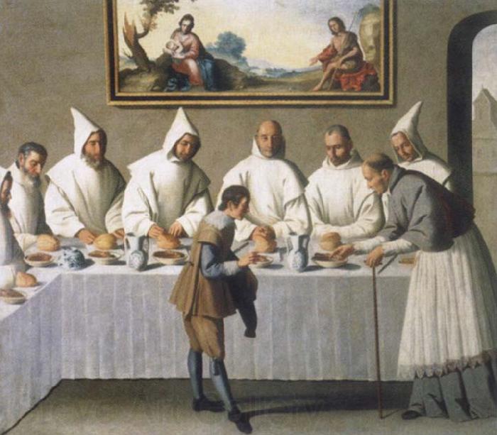 Francisco de Zurbaran The miracle of the hl. Hugo